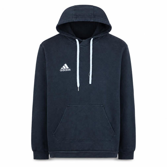 Adidas Men's Black Pullover Hoodie M Fleece Logo Sportswear