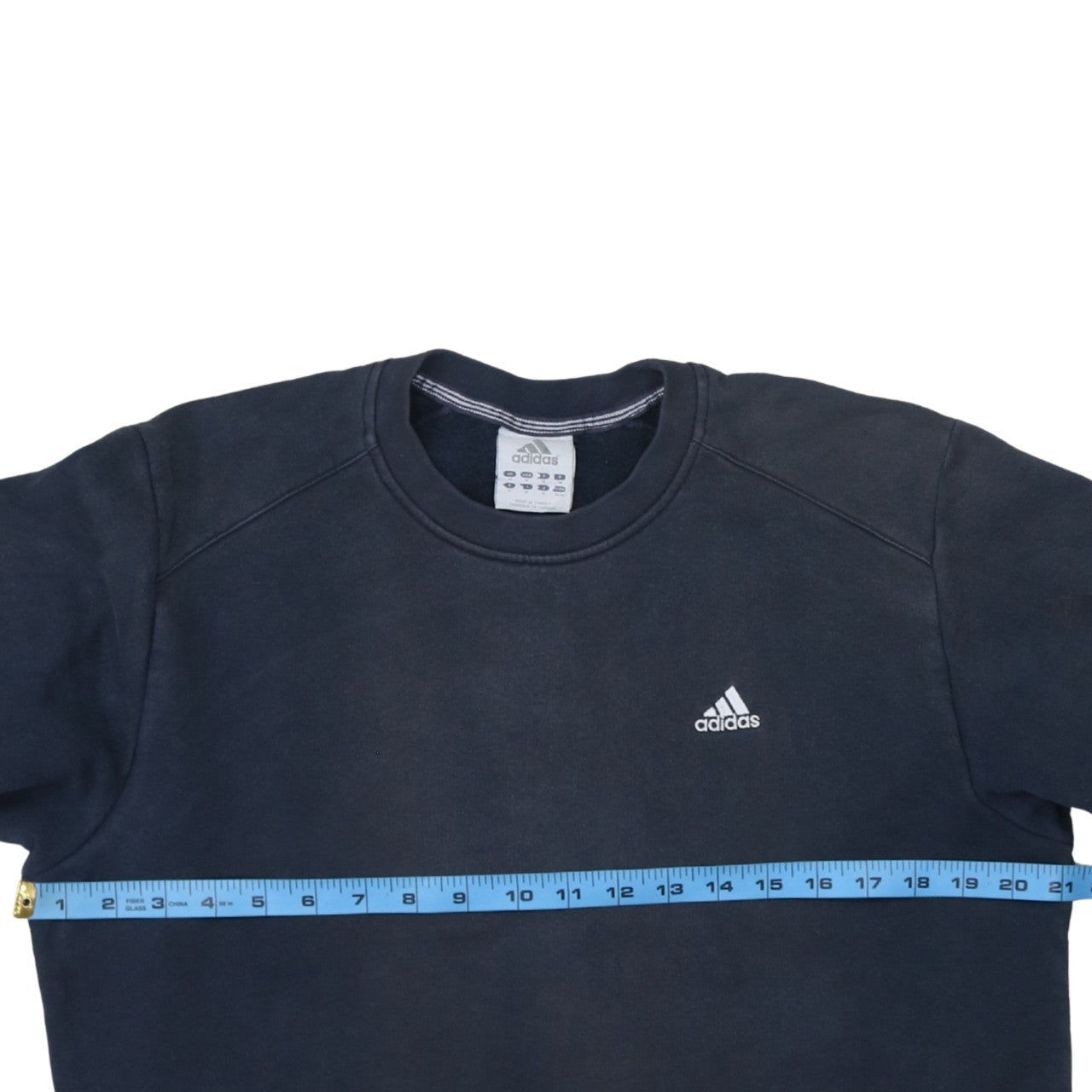 Adidas Men's Black Crew Neck Pullover Sweatshirt Size M