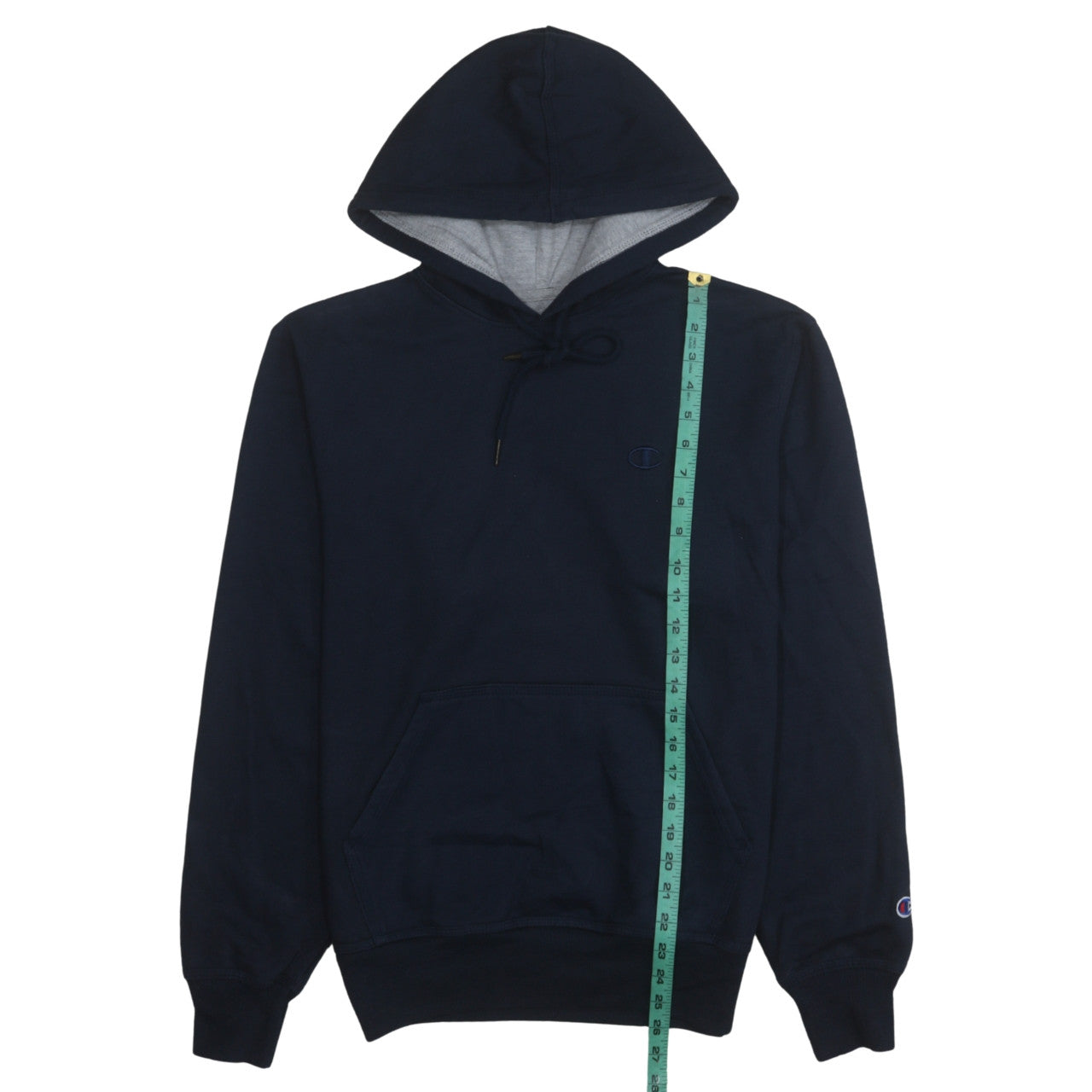 Champion Men’s Blue Pullover Hoodie Sweatshirt Size S Fleece Regular Fit
