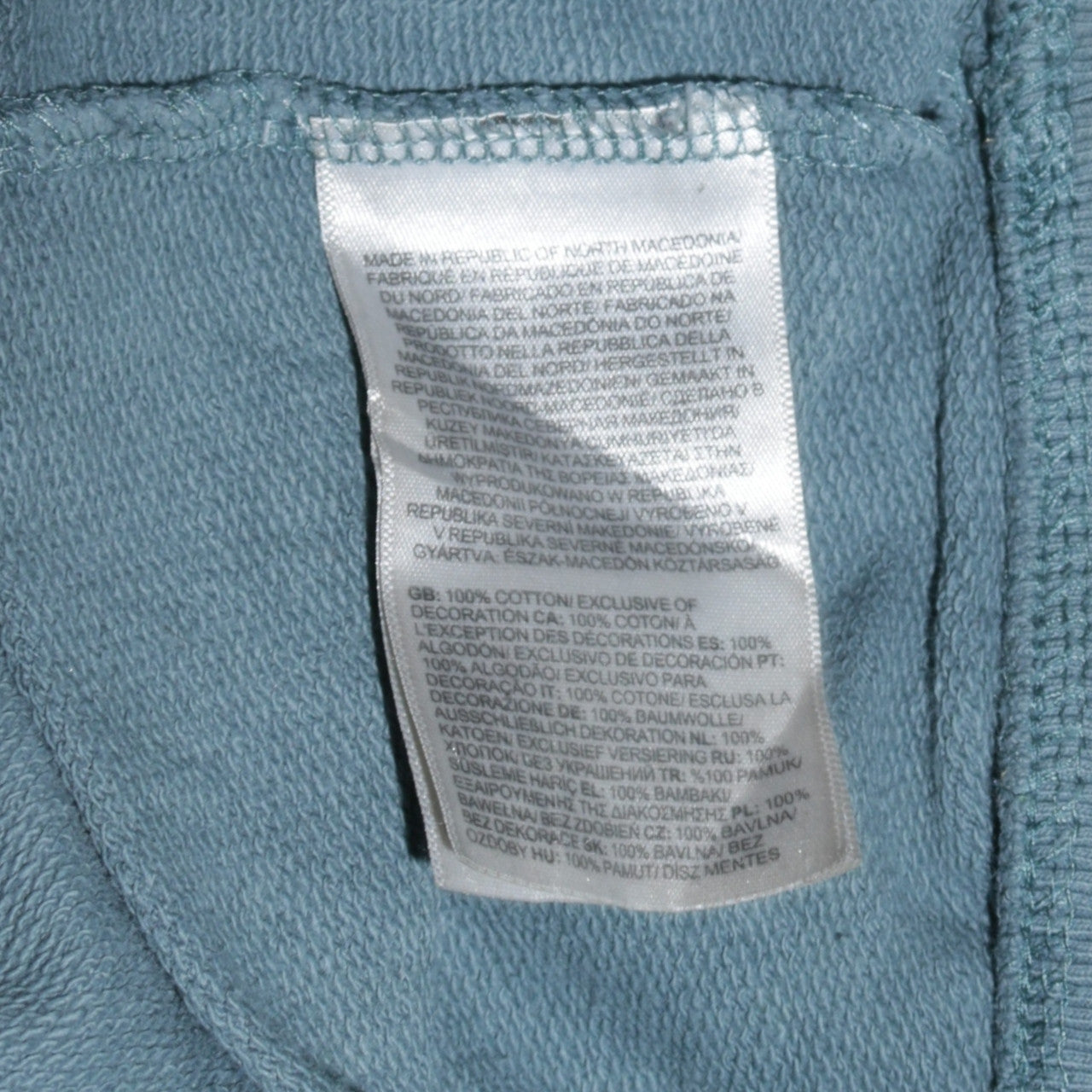 The North Face Men's Blue Medium Pullover Hoodie with Logo