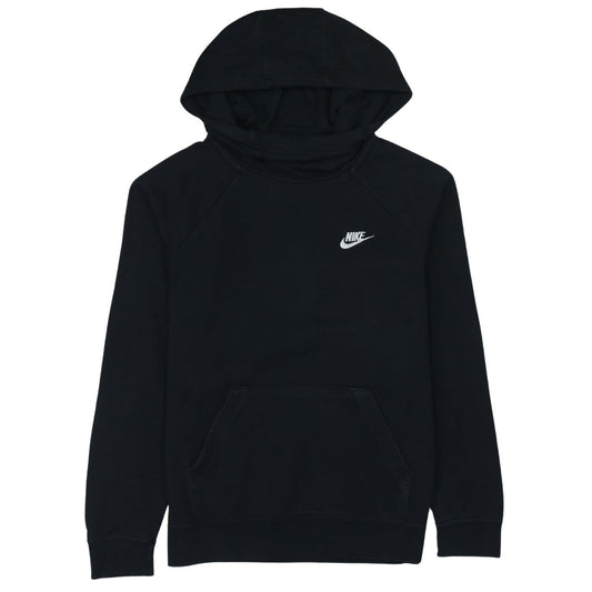 Nike Men’s Black Pullover Hoodie S Regular Fit Fleece Sweatshirt