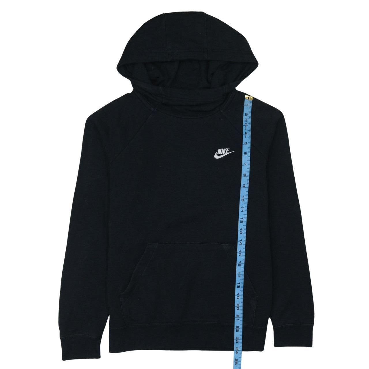 Nike Men’s Black Pullover Hoodie S Regular Fit Fleece Sweatshirt