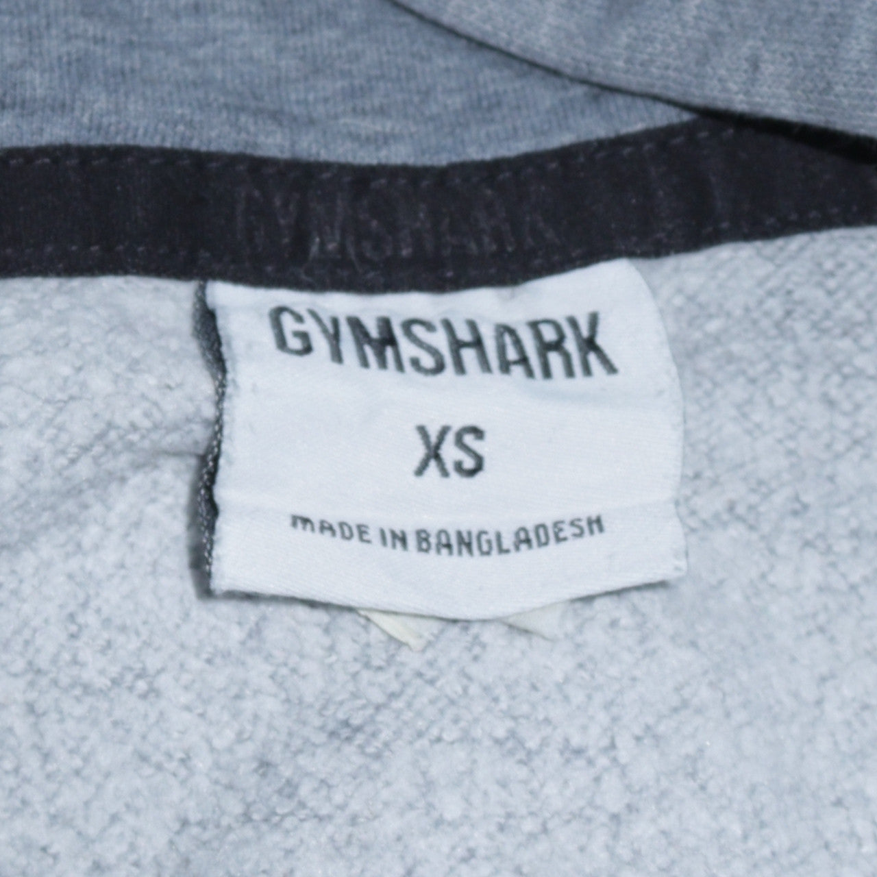 Gymshark Mens Grey XS Pullover Hoodie Slim Fit Fleece Sportswear