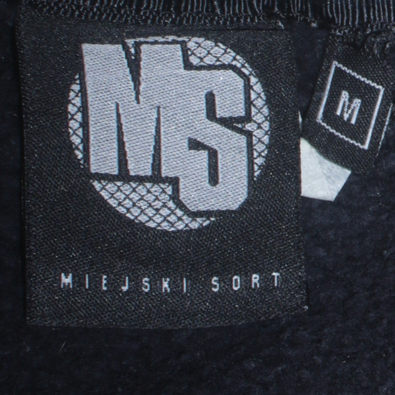 Miejski Sort Men's Black Graphic Print Pullover Sweatshirt M