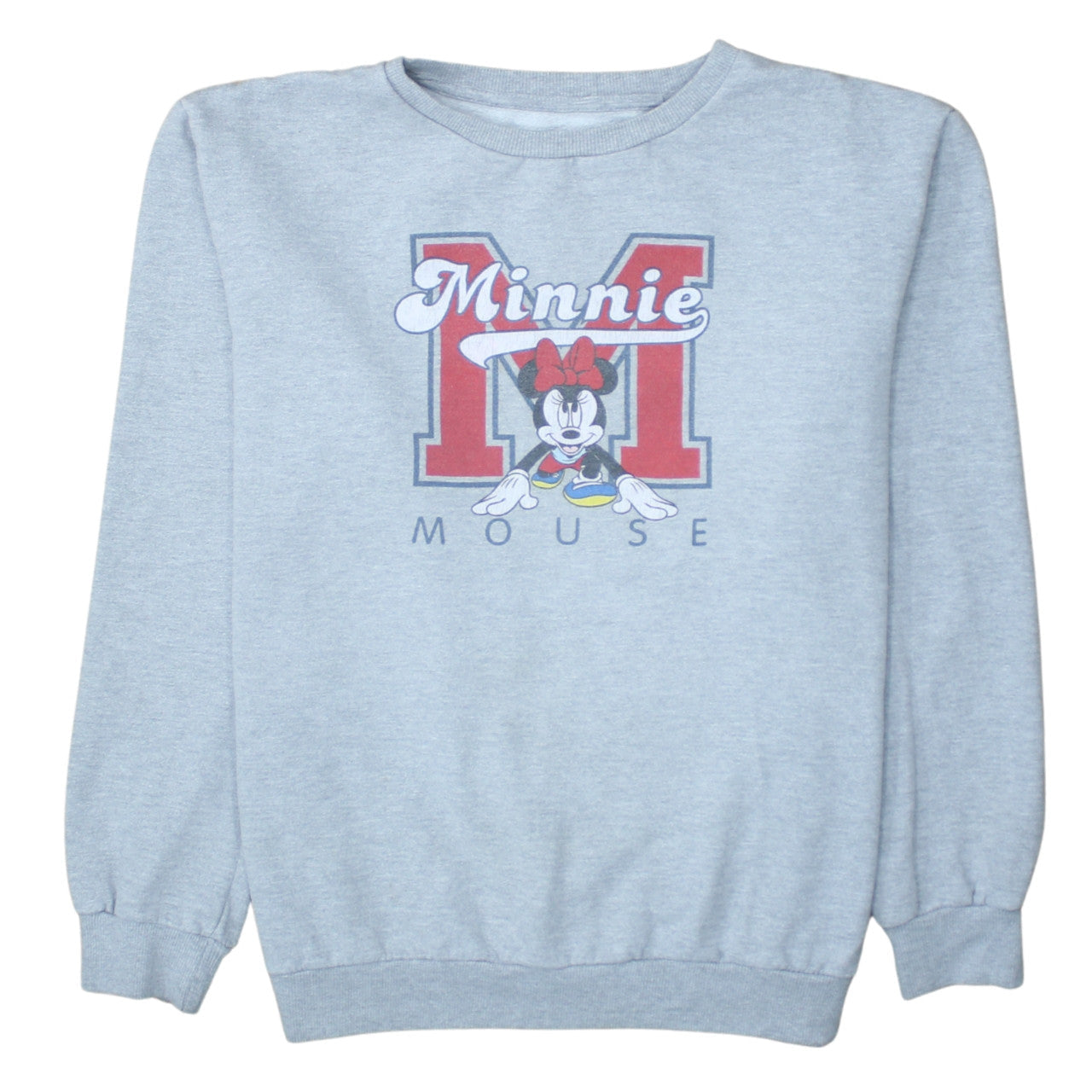 Mandarin Unisex Grey Minnie Mouse Pullover Sweatshirt 2XL