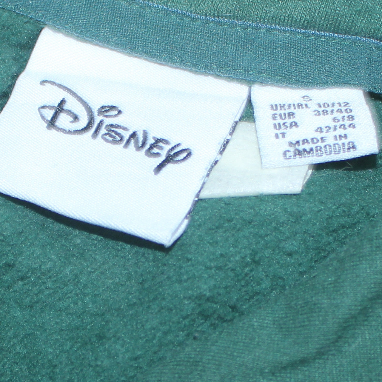 Disney Women Green Winnie the Pooh Pullover Hoodie Size S