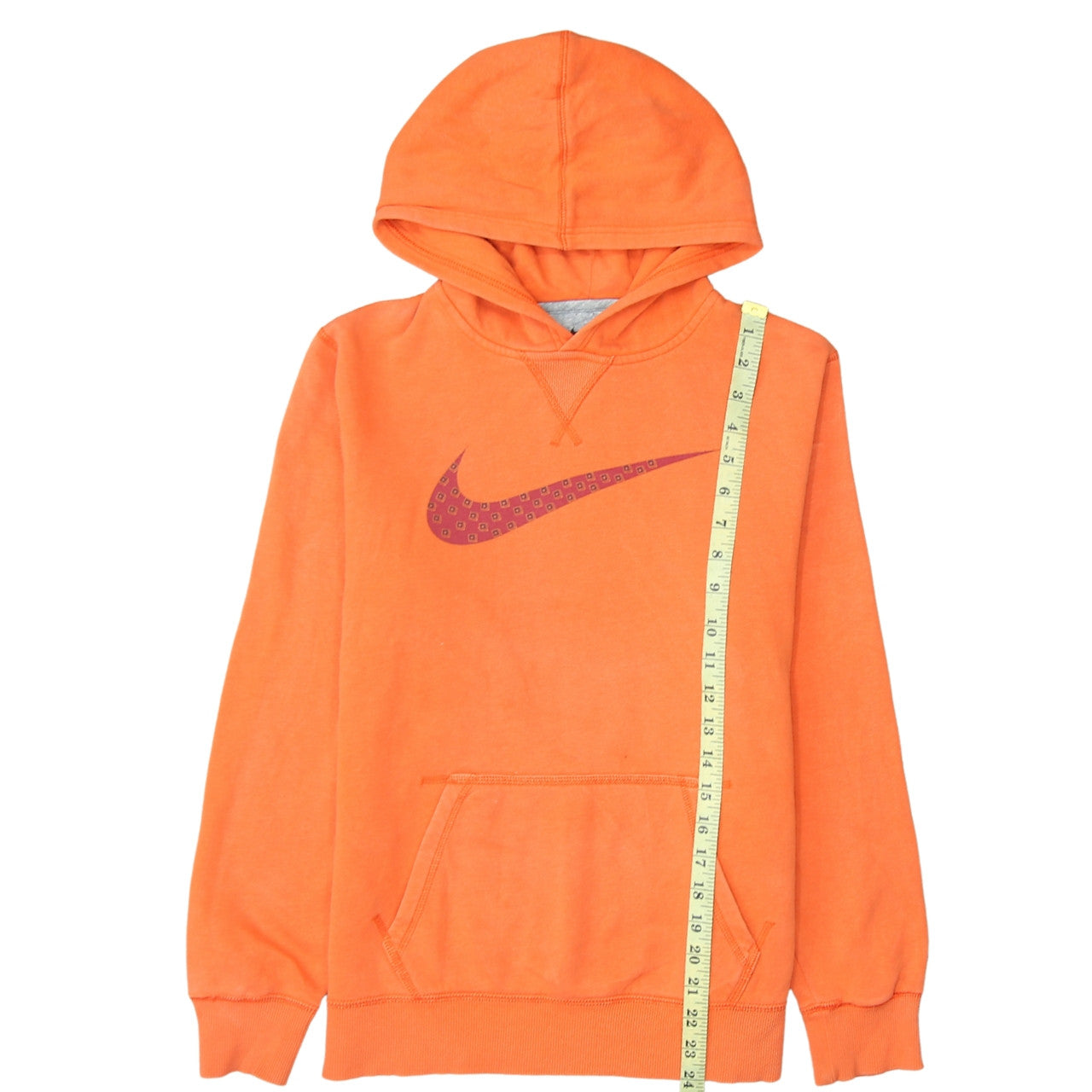 Nike Boys Orange XL Pullover Hoodie Sweatshirt Cotton Blend Logo Design
