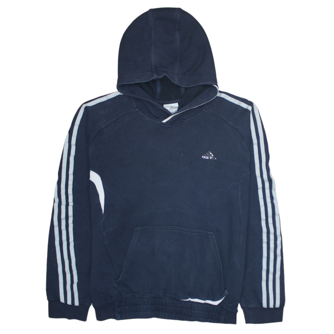 Adidas Men's Blue Pullover Hoodie S Regular Fit Sports Fleece
