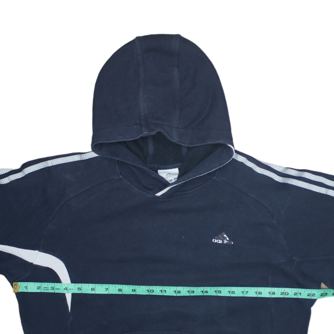 Adidas Men's Blue Pullover Hoodie S Regular Fit Sports Fleece