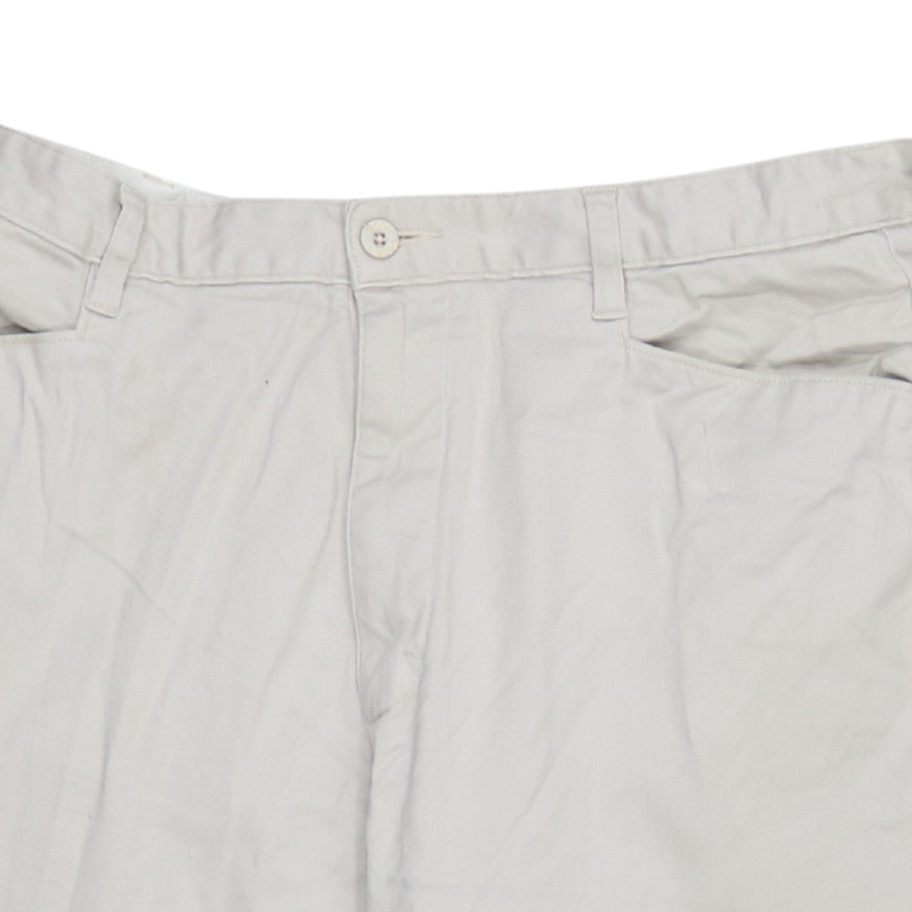 Lee Khakis Womens Beige 14M Cotton Blend Capri Jeans