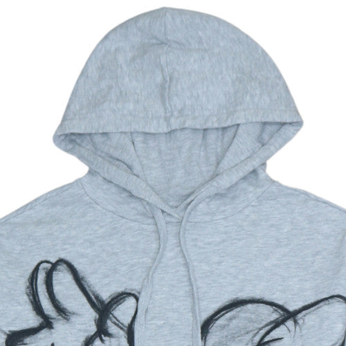 Disney Women Grey Hooded Minnie Mouse T-Shirt Dress S