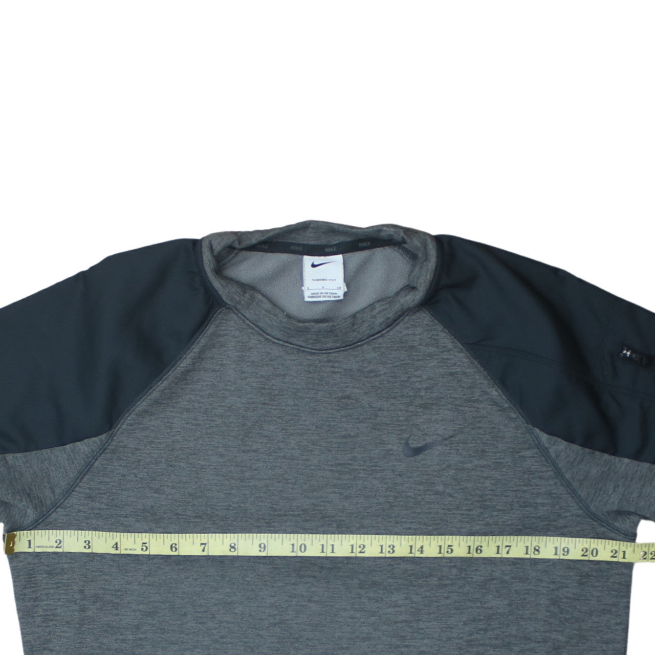 Nike Men's Grey Therma-Fit Pullover Sweatshirt Size S