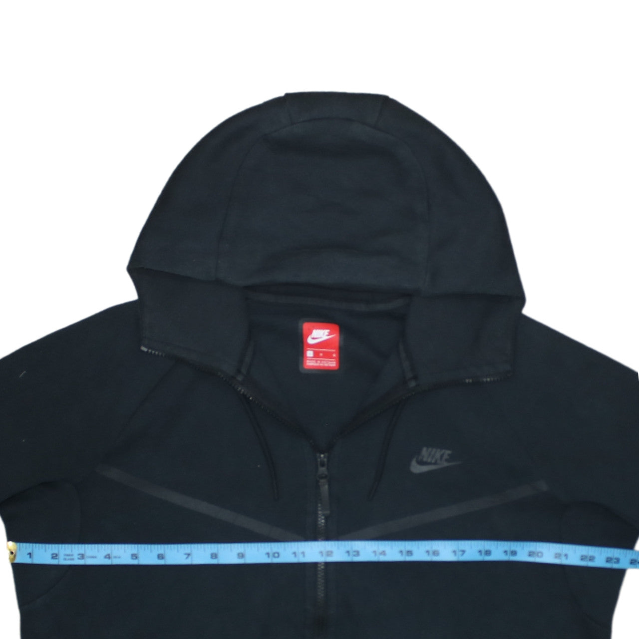 Nike Men's Black Full Zip Hoodie Size L Fleece Sportswear