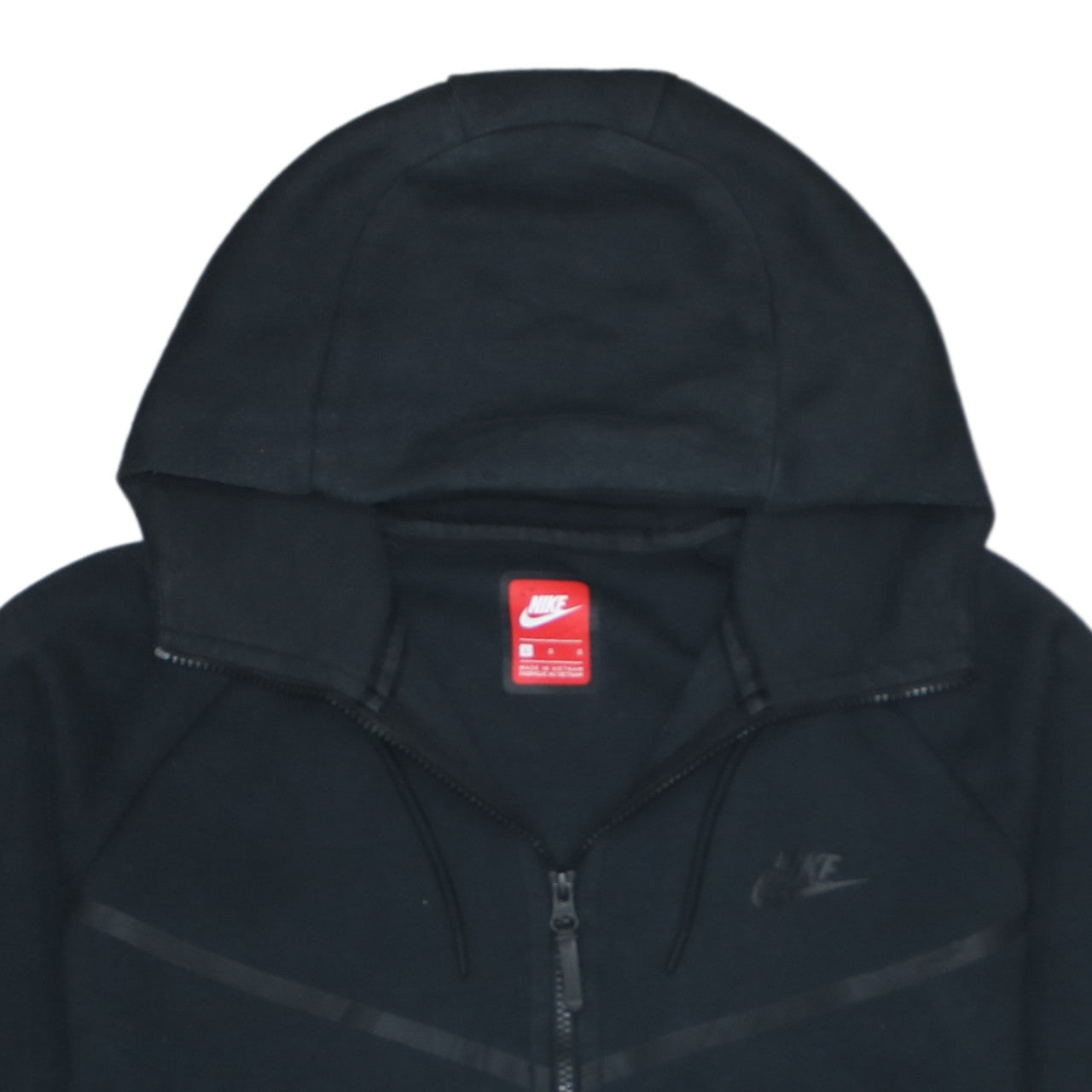 Nike Men's Black Full Zip Hoodie Size L Fleece Sportswear