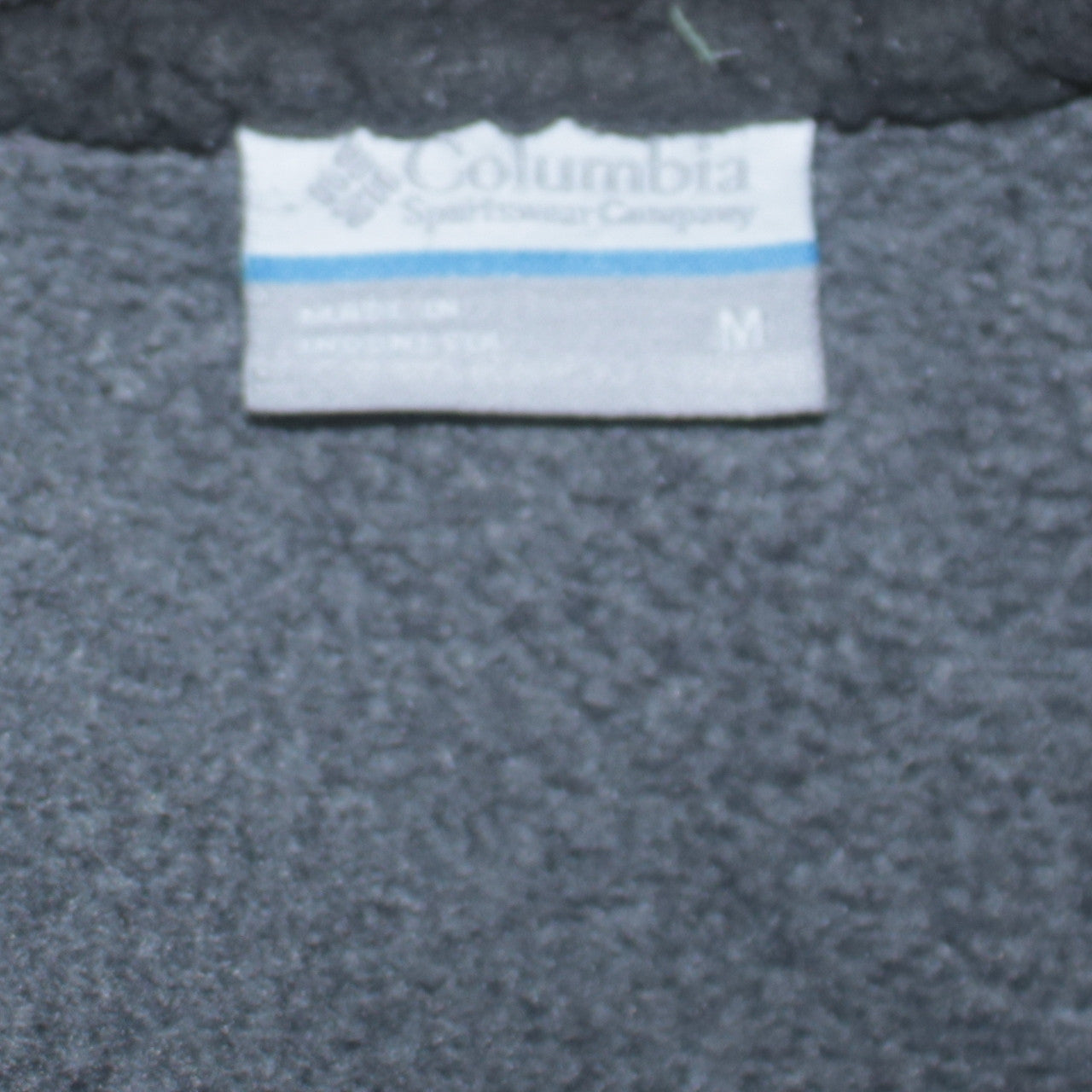 Columbia Men Grey 1/4 Zip Fleece Pullover Sweatshirt M Outdoor