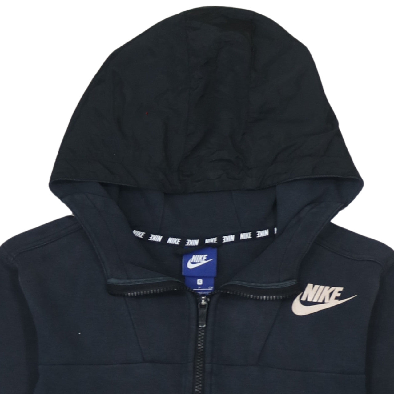 Nike Men's Black Full Zip Hoodie Small Sports Fleece
