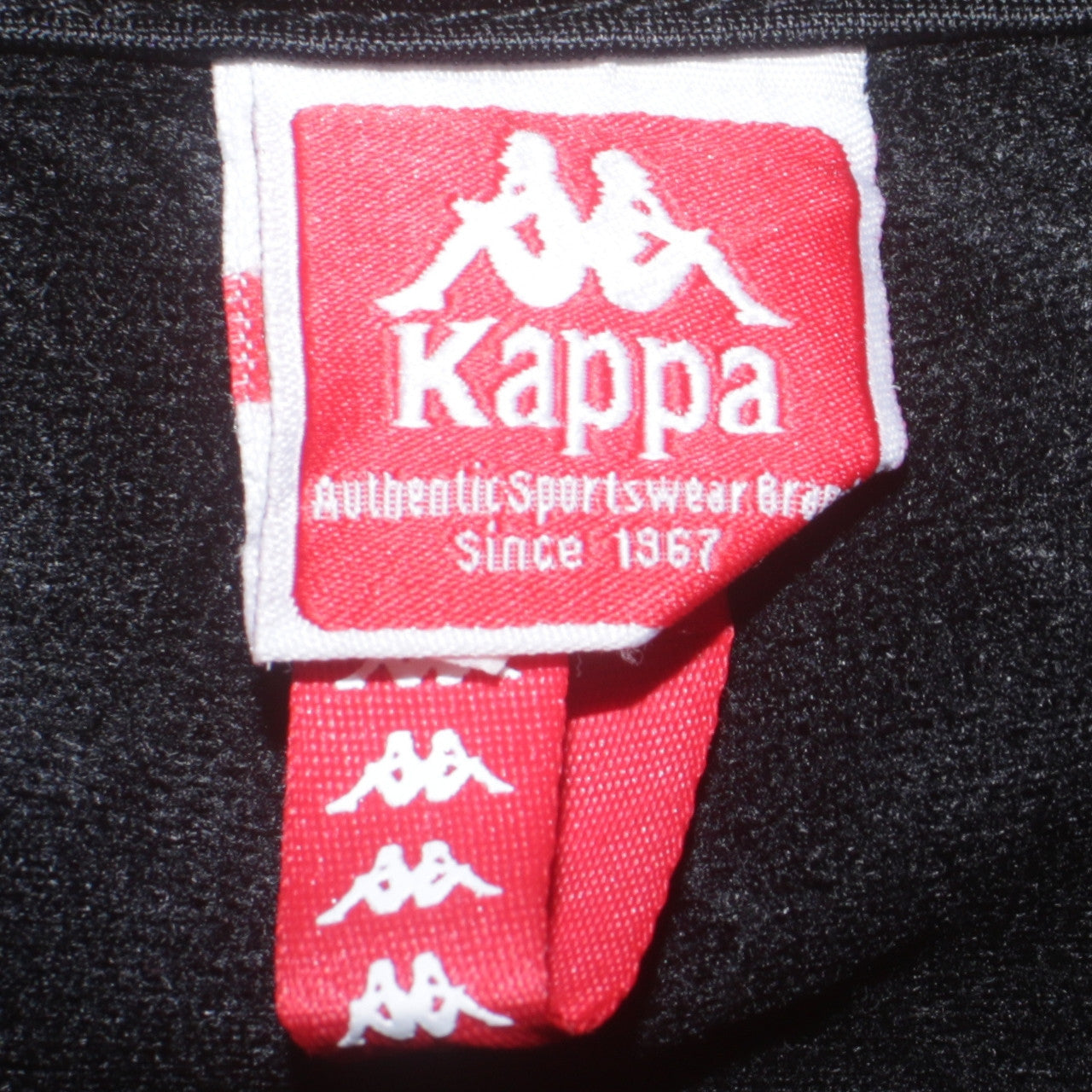 Kappa Men's Black Full Zip Track Sweatshirt Size M Polyester Sportswear