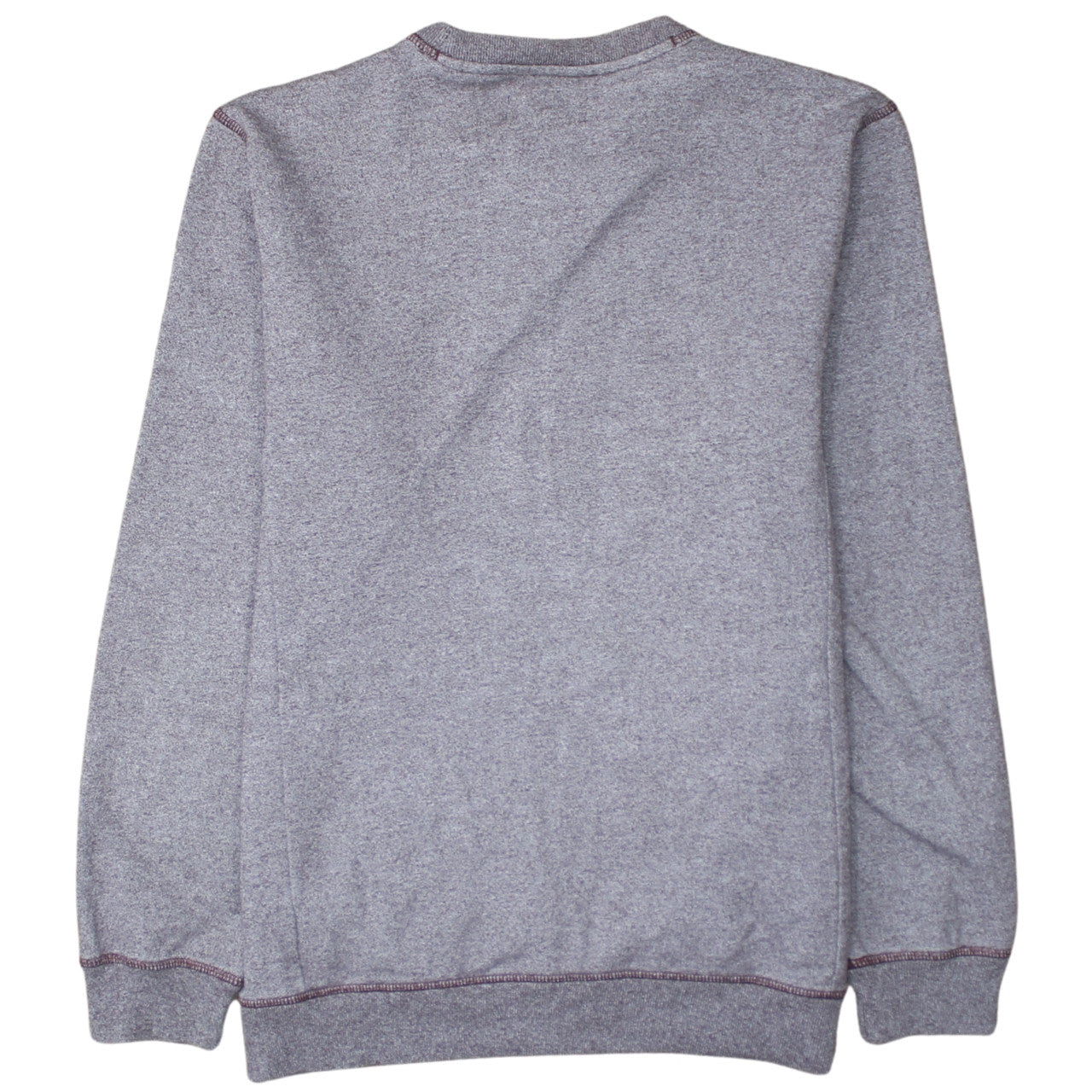 Adidas Men Grey Crew Neck Pullover Sweatshirt Size S Regular Fit