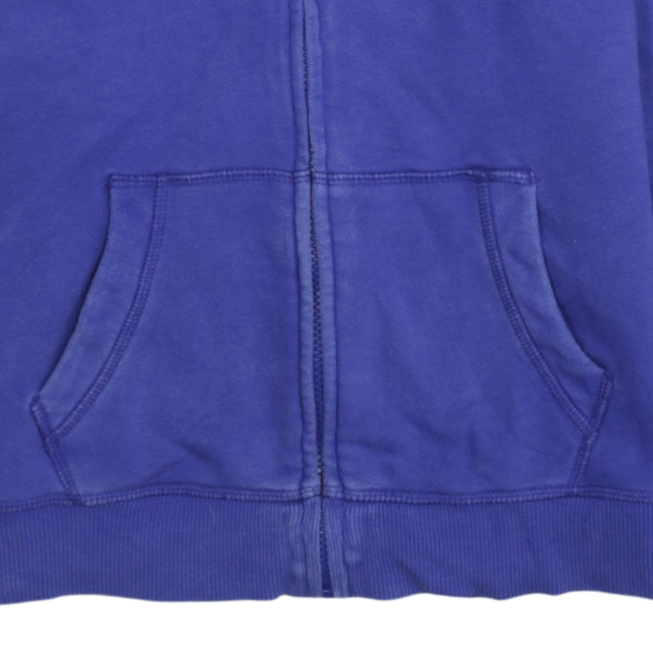 Puma Womens Blue Full Zip Hoodie UK 10 Classic Fit Logo Sportswear