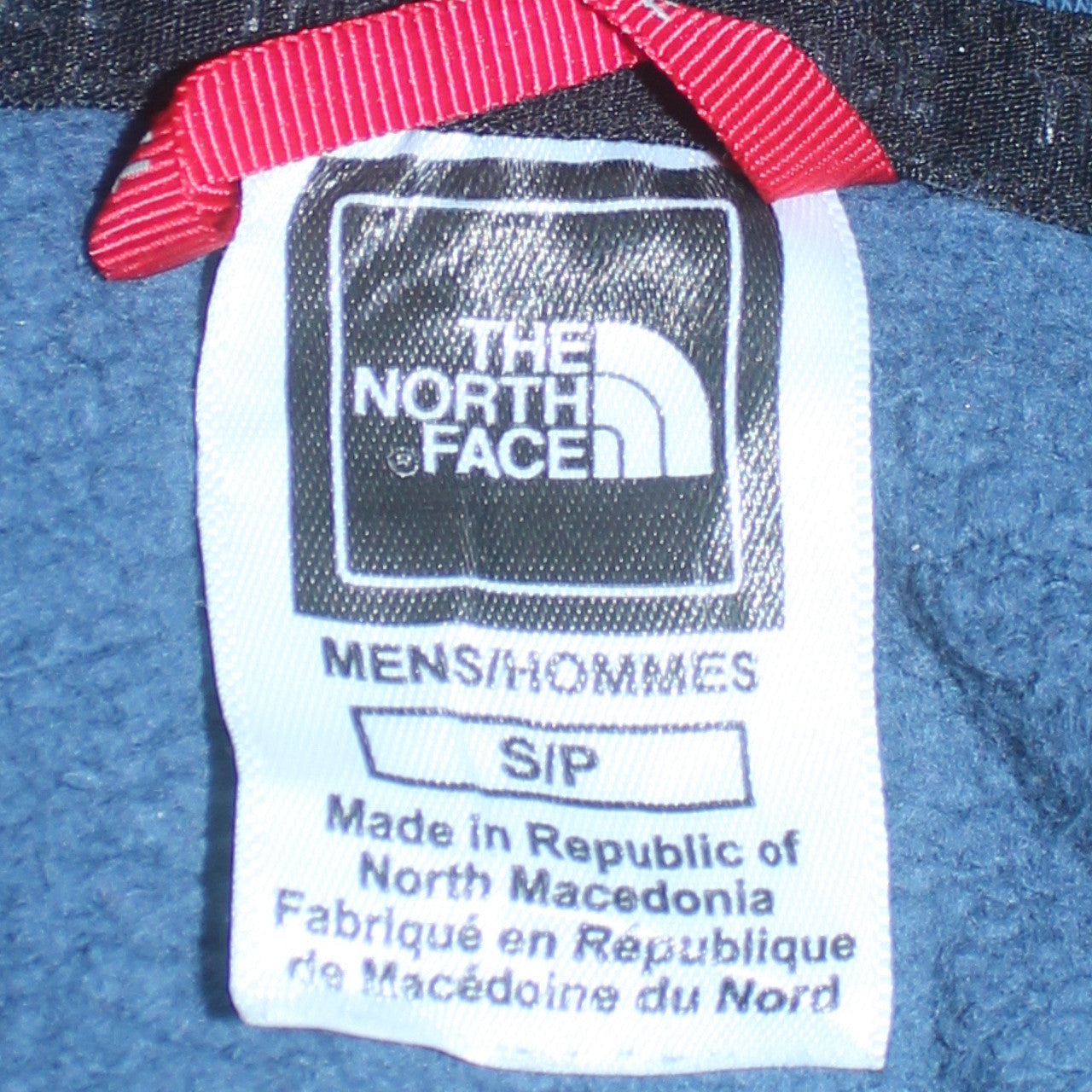 The North Face Men's Blue Pullover Hoodie Size S Logo Cotton Sweatshirt