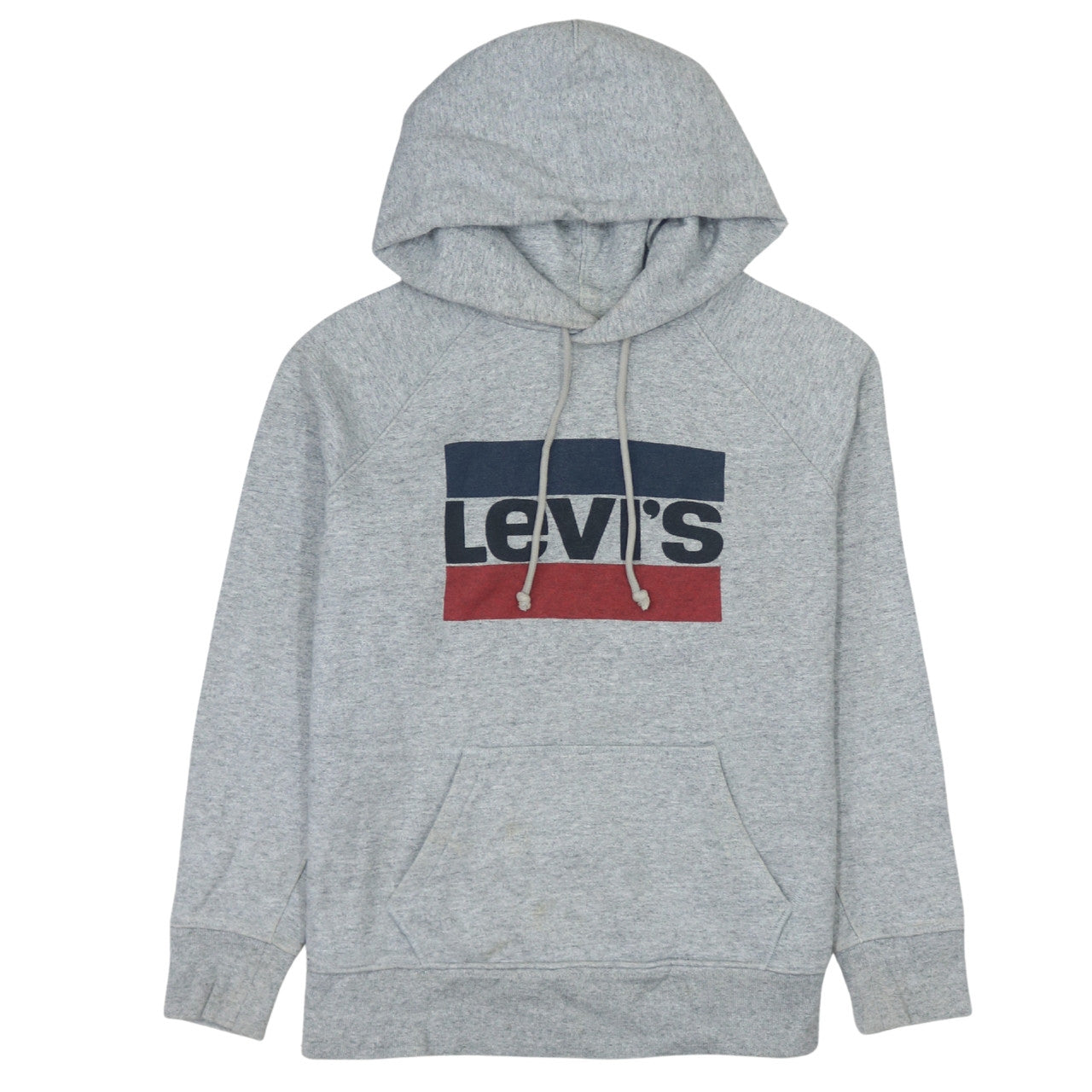 Levi's Men's Grey Pullover Hoodie S Logo Graphic Hooded Sweatshirt