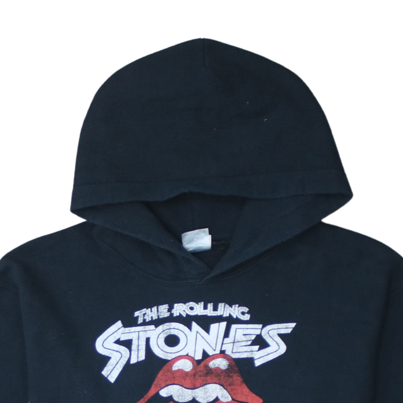 Gildan Men's Black Rolling Stones US Tour '78 Pullover Hoodie S