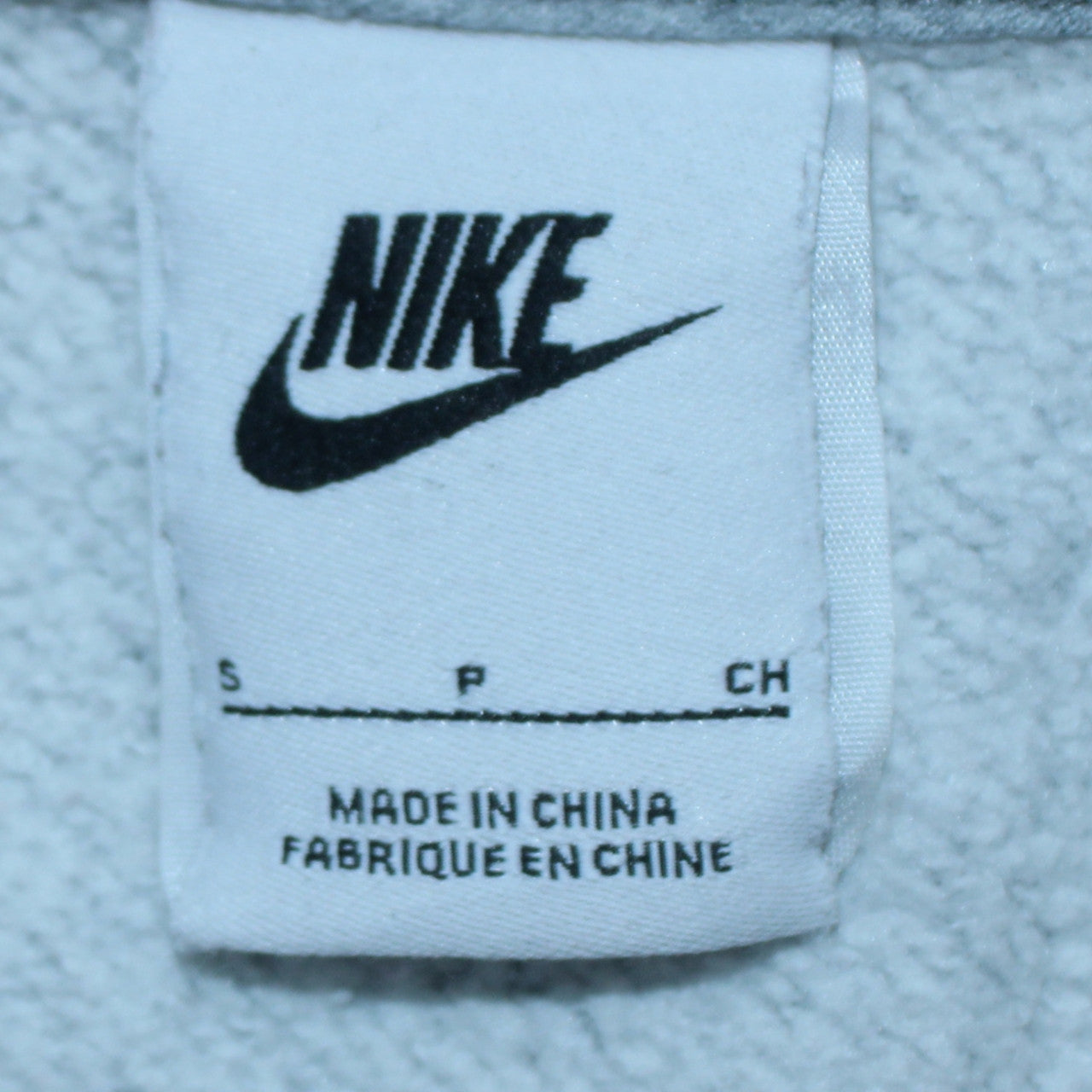 Nike Men's Grey Full Zip Sweatshirt Small