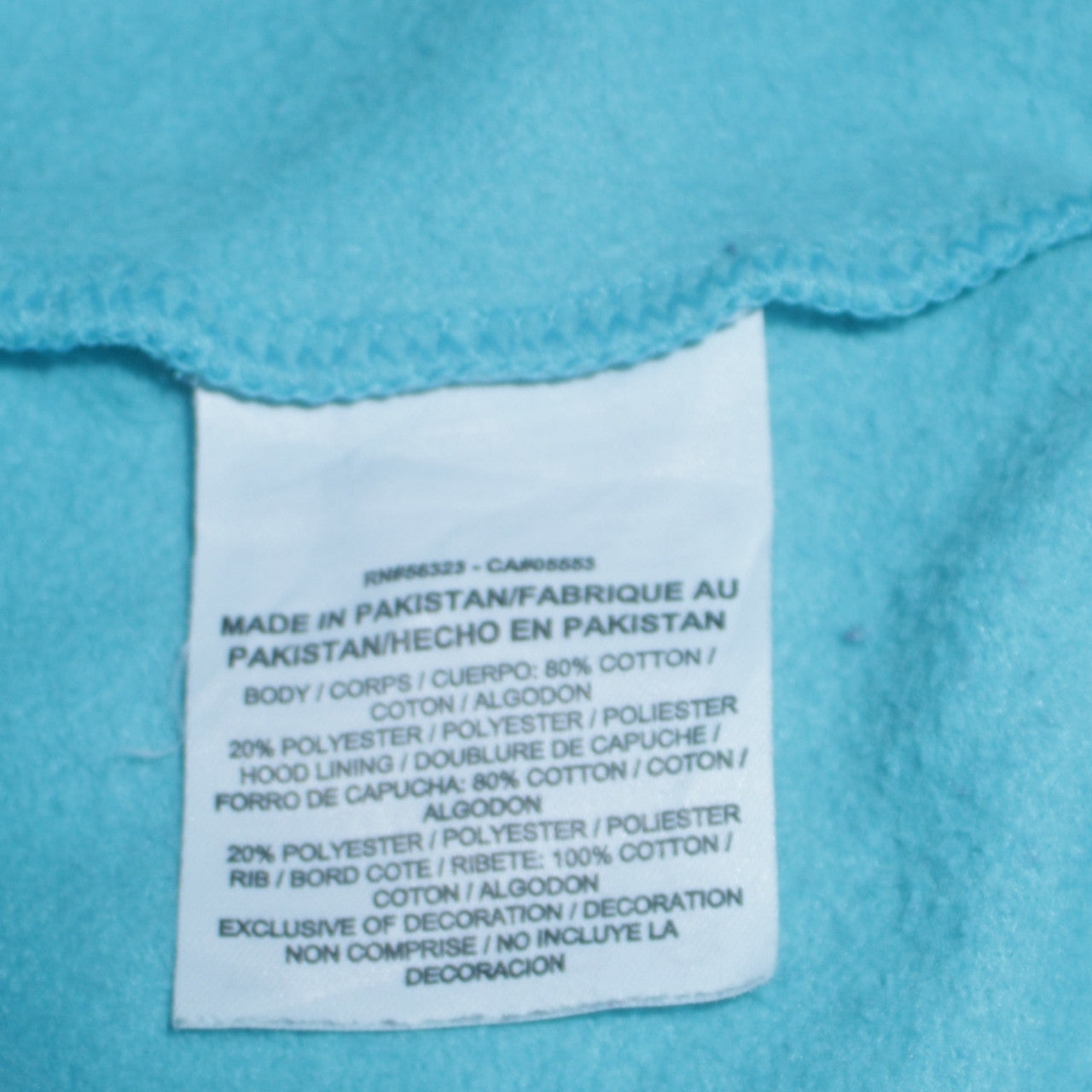 Nike Women Blue Pullover Hoodie Size L Cotton Blend Sweatshirt