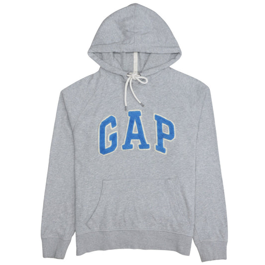 GAP Men’s Grey Pullover Hoodie Small Logo Sweatshirt