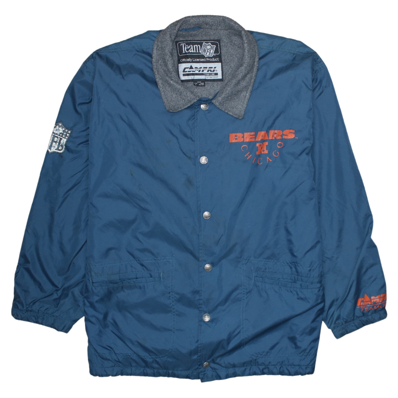 Campri Men’s Blue Chicago Bears Varsity Jacket L NFL Sportswear