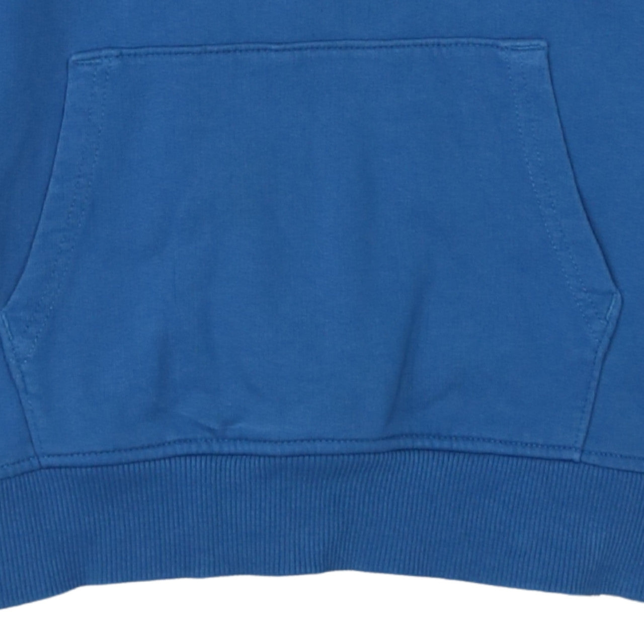 The North Face Boys Blue Pullover Hoodie L/G 100% Cotton Logo Hooded Sweatshirt