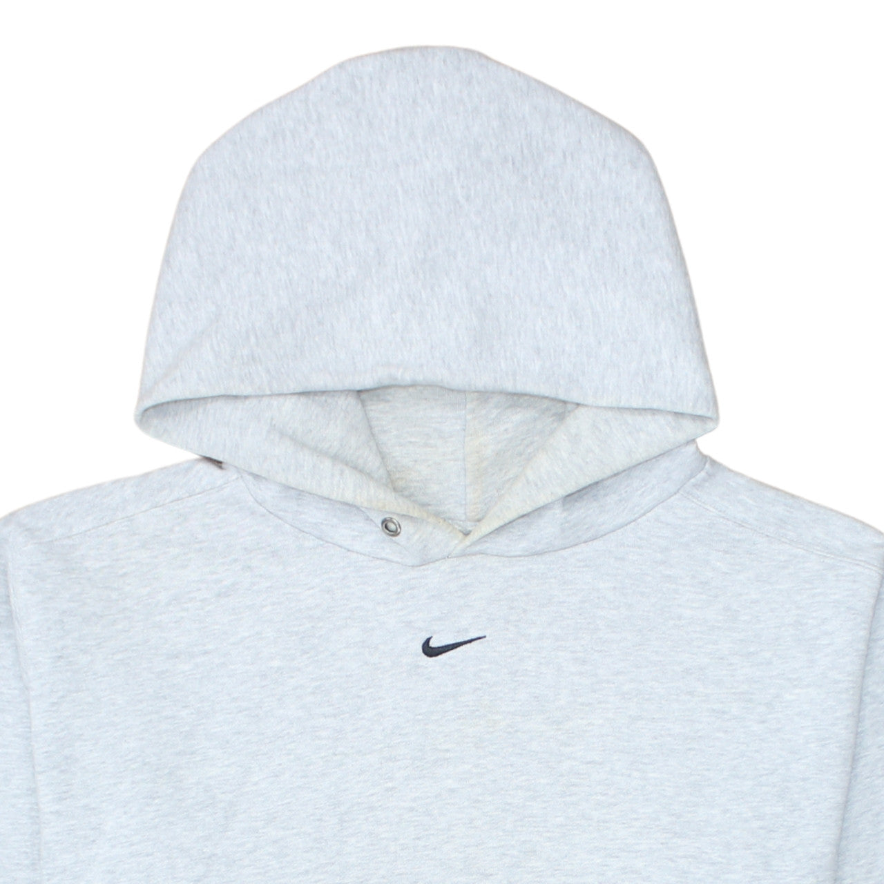 Nike Men's Grey Pullover Hoodie M Regular Fit Sports Style