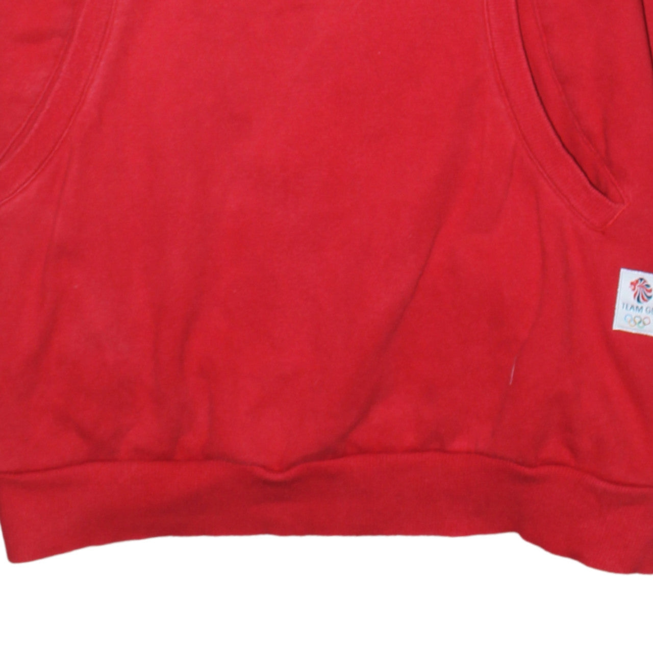 Adidas Womens Red Long Sleeve Pullover Hoodie Size 16