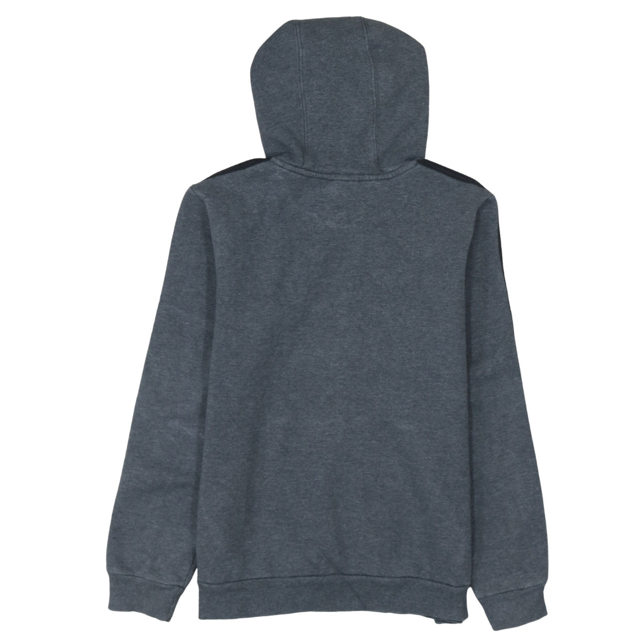 Adidas Boys Grey Hooded Pullover Hoodie 11-12 Years Logo Print