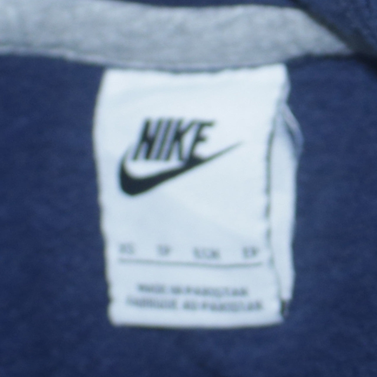 Nike Men's Blue Pullover Hoodie XS Regular Fit Fleece Sweatshirt
