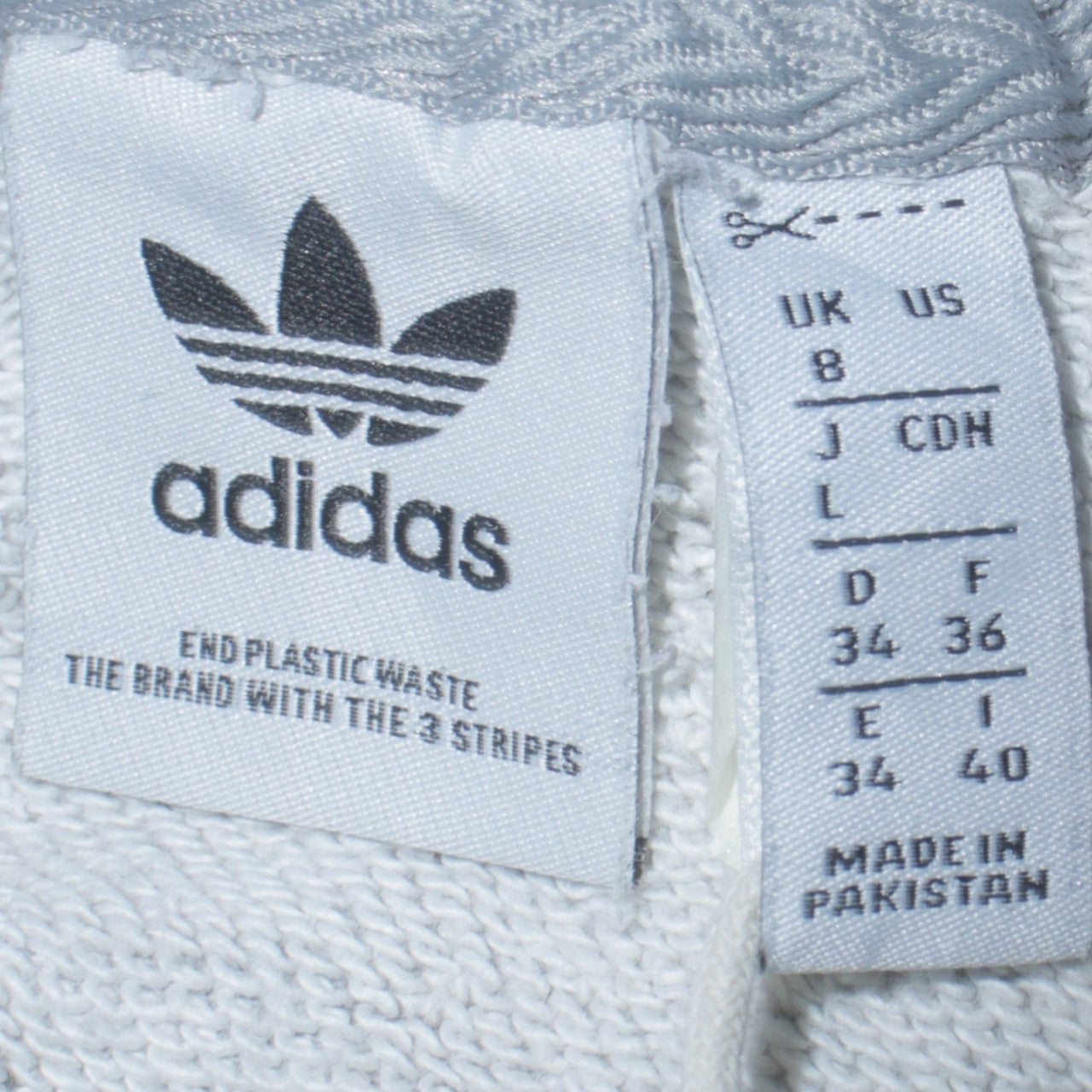Adidas Womens Grey Pullover Hoodie Sweatshirt Size 8 Logo Print