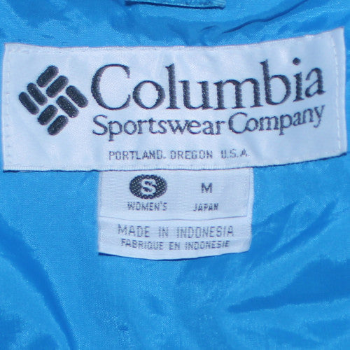 Columbia Women's Blue Nylon Waterproof Parka Jacket M