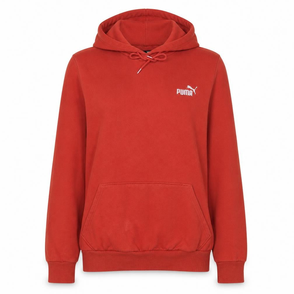 Puma Women's Red Pullover Hoodie Size M Regular Fit Sweatshirt