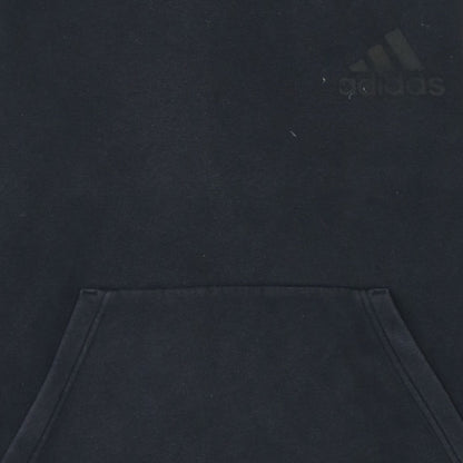 Additional view of Adidas boys’ black pullover hoodie 13-14 years classic 3-stripes design