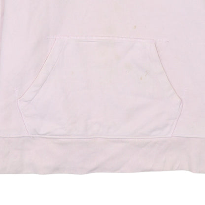 Levi's Women Pink Pullover Hoodie Small Cotton Logo Casual