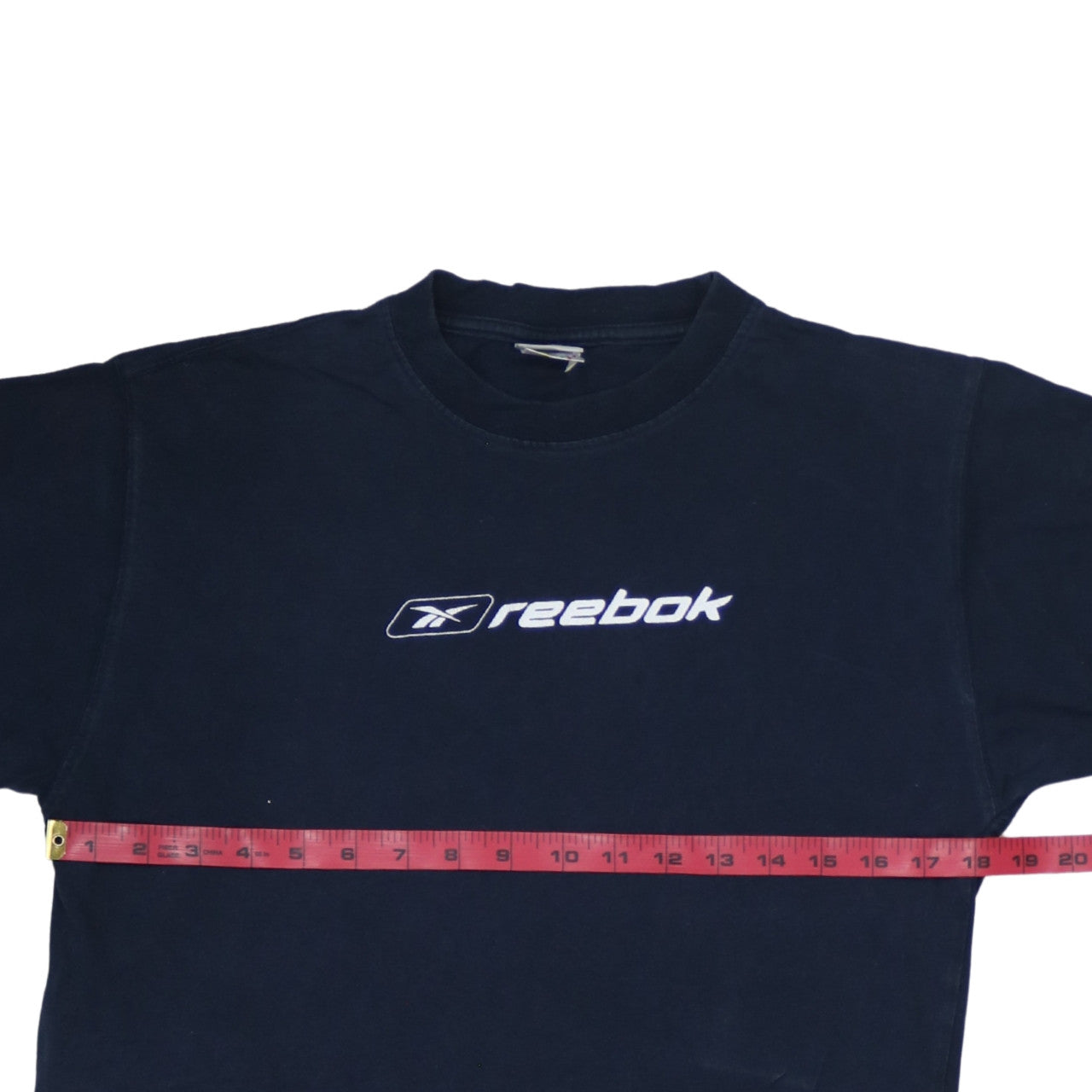 Reebok Boys Blue XL Cotton Crew Neck Logo Sports T-Shirt