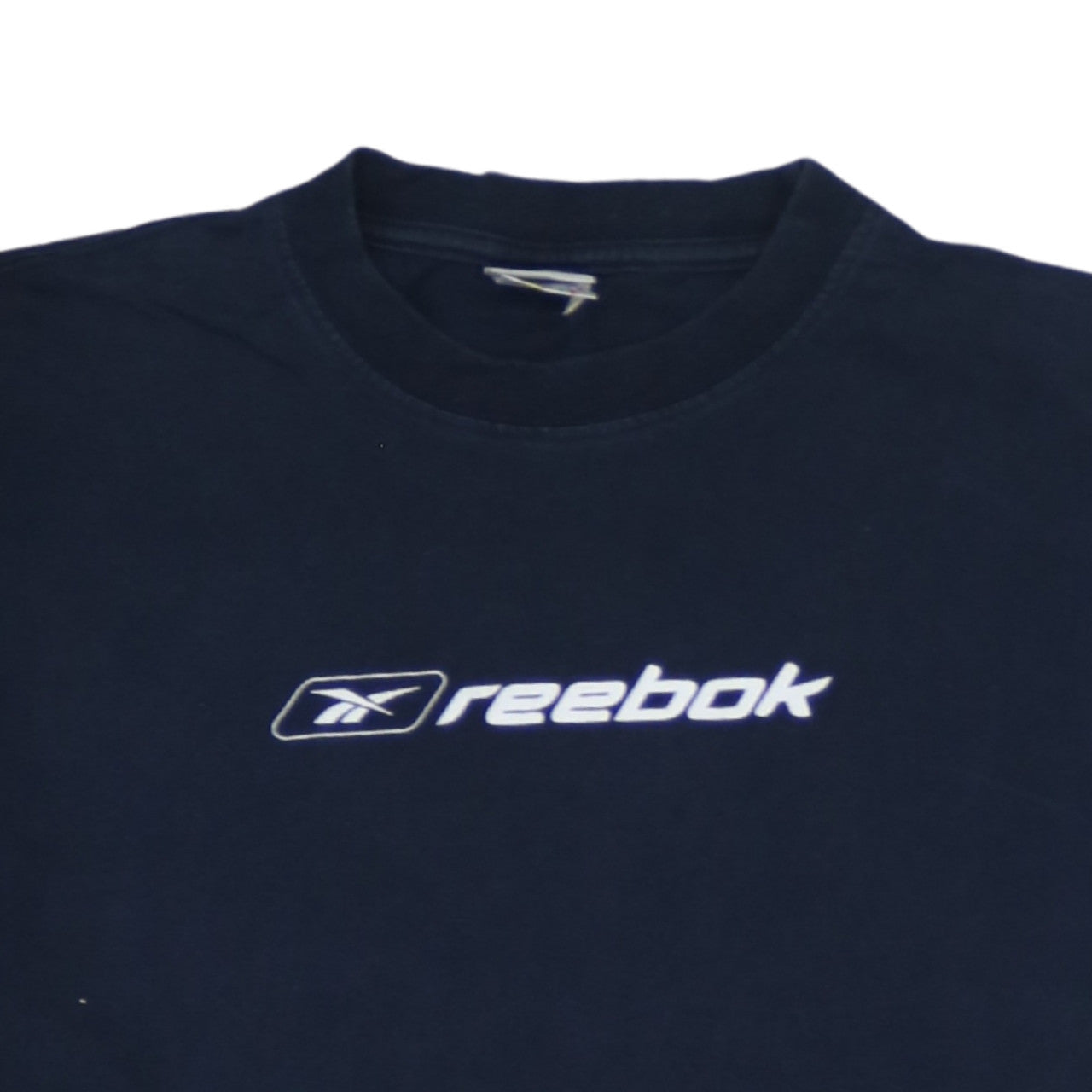 Reebok Boys Blue XL Cotton Crew Neck Logo Sports T-Shirt