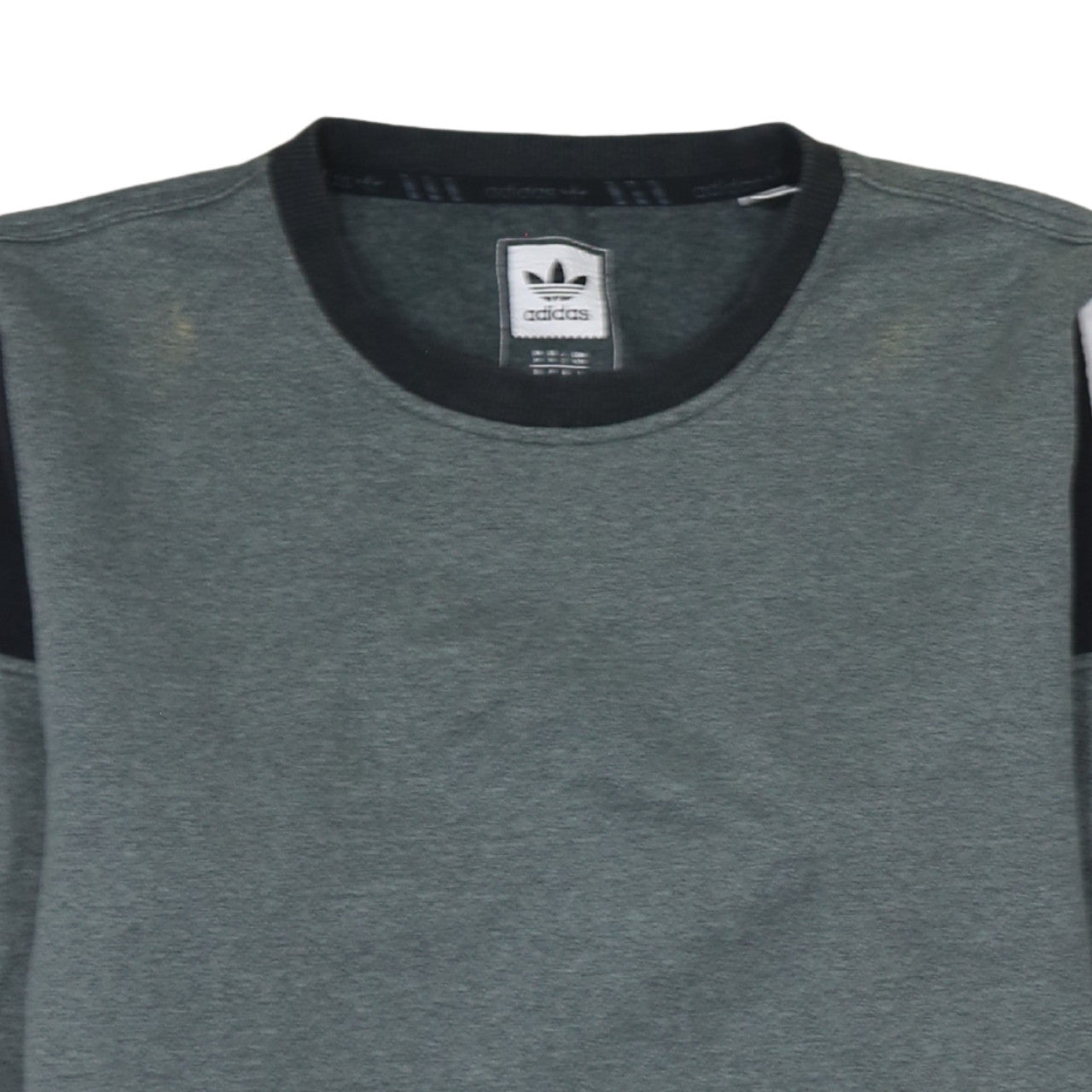 Adidas Men's Grey Crew Neck Pullover Sweatshirt Size M