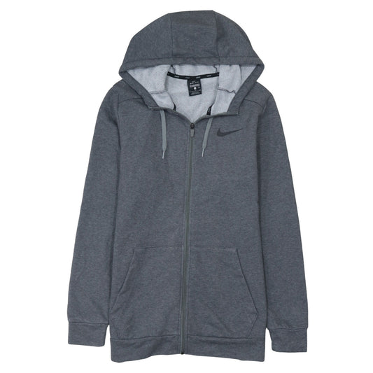 Nike Men's Grey Dri-Fit Full Zip Hoodie Small Classic Fit