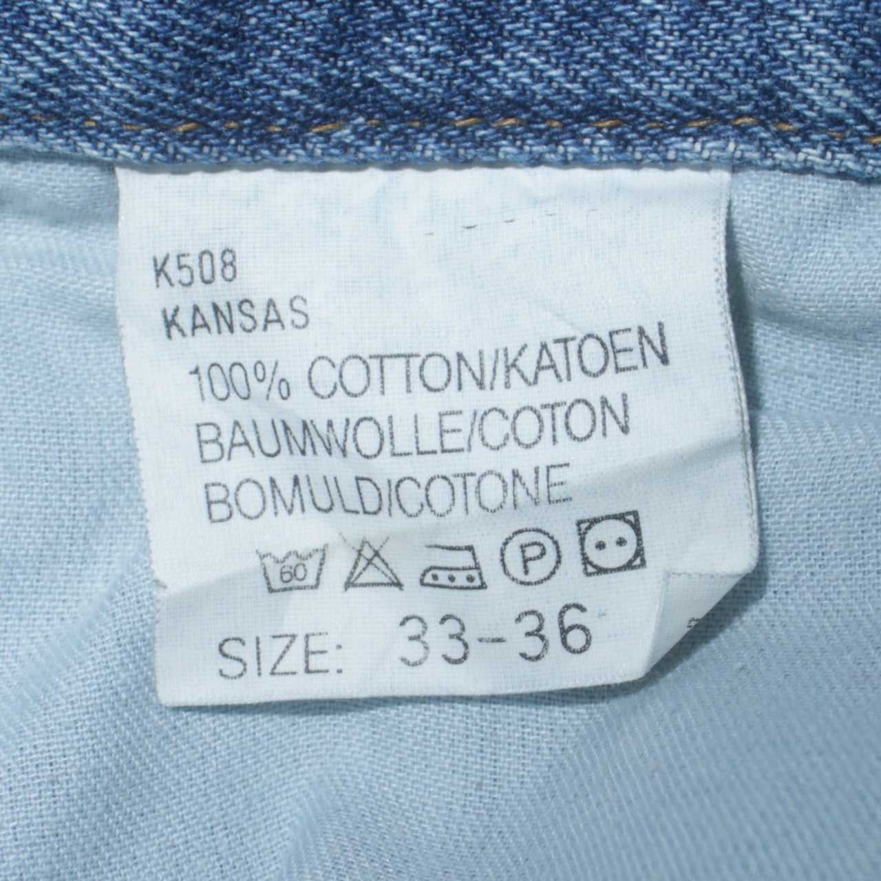 Lee Riders Men’s Blue Vintage 90s Straight Leg Denim Jeans 33x36