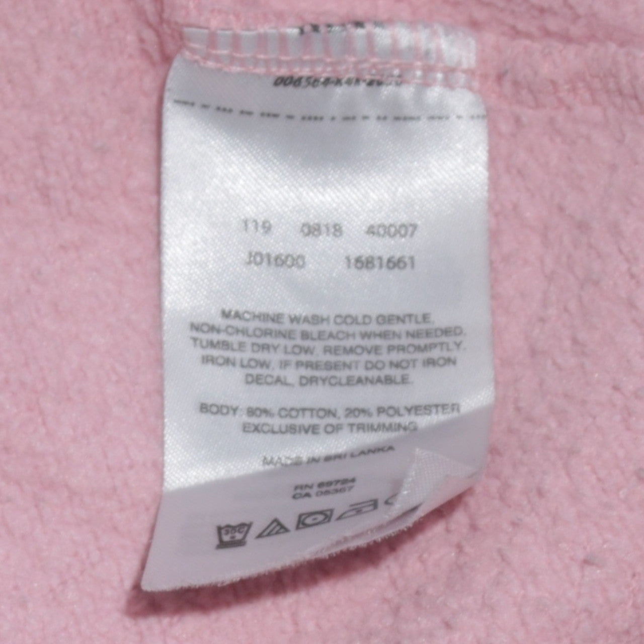 Columbia Women’s Pink Pullover Hoodie S Cotton Blend Logo Casual