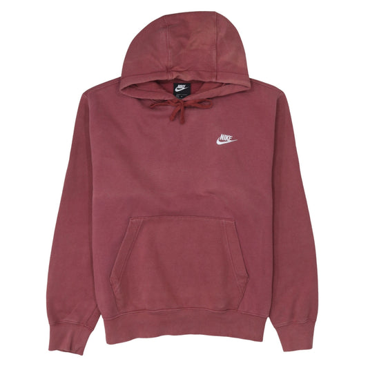 Nike Men's Red Fleece Pullover Hoodie Size M