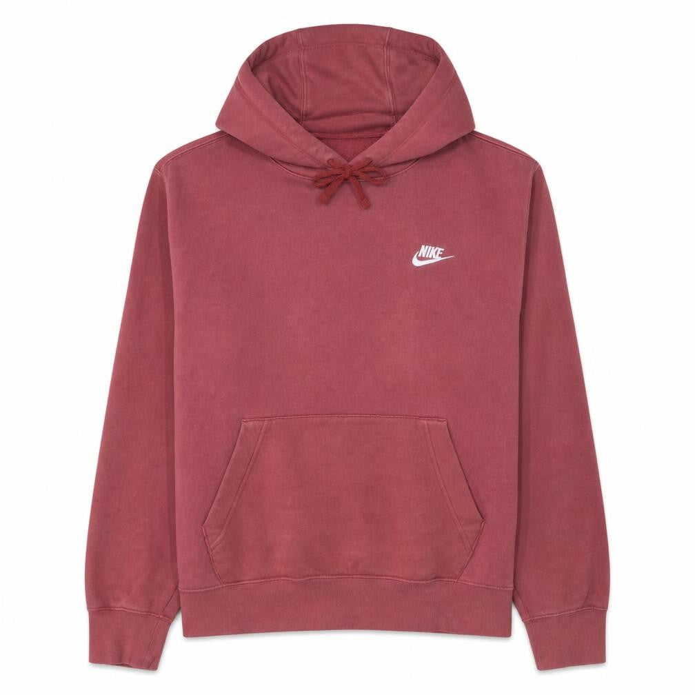 Nike Men's Red Fleece Pullover Hoodie Size M