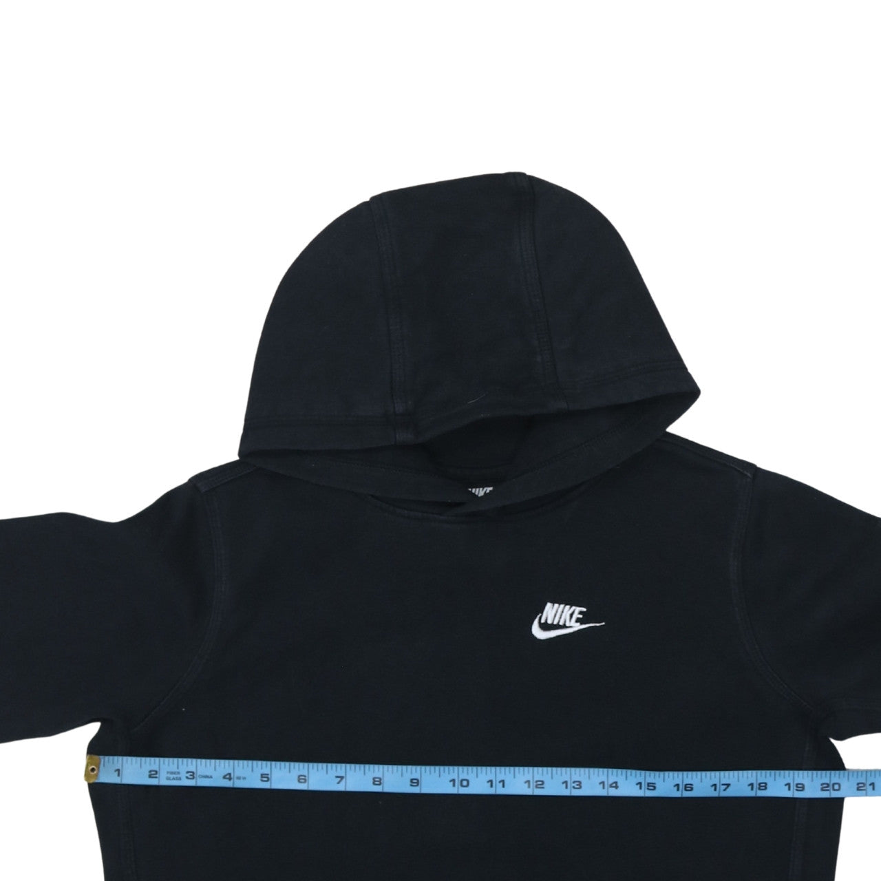 Nike Boys Black Pullover Hoodie XL 158-170cm Standard Fit Kangaroo Pocket