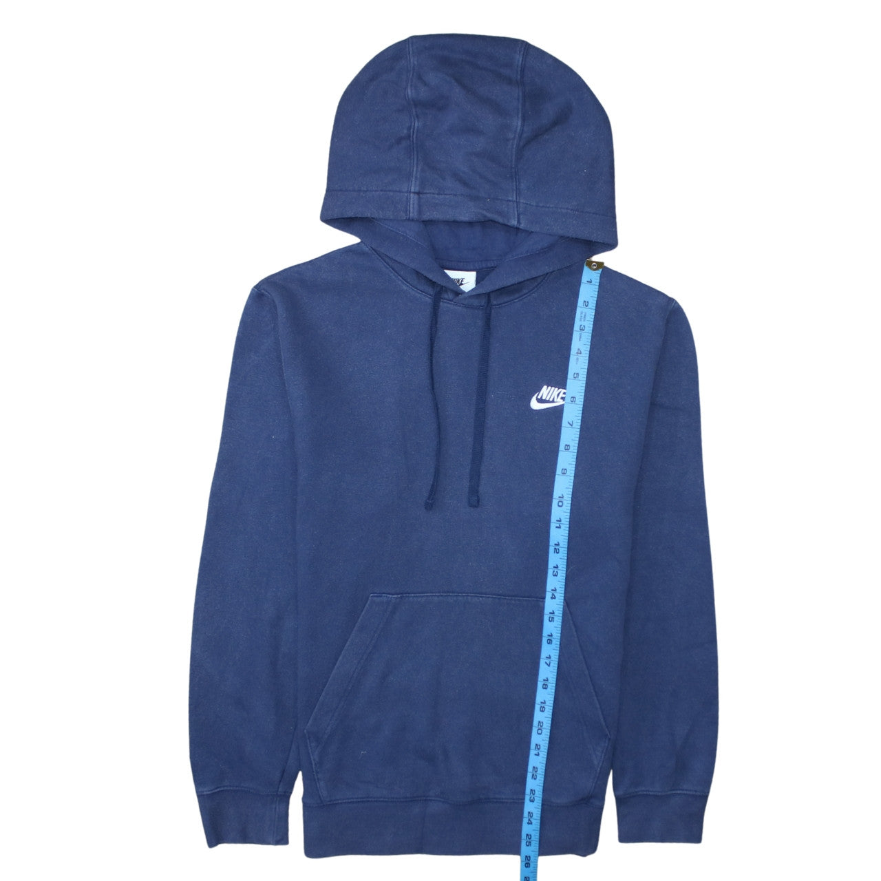 Nike Men's Blue Pullover Hoodie XS Logo Fleece Sportswear